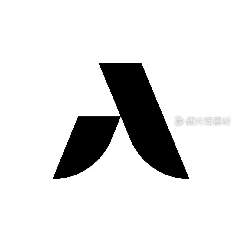 A Logo风格形状